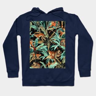 Monkey Tropical Jungle Hoodie